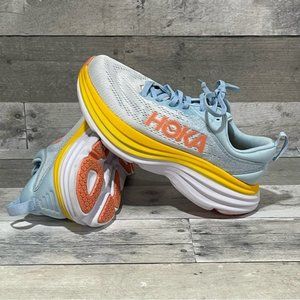 Hoka Women’s Bondi 8 Sneaker in Blue
